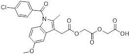 Acemetacin EP Impurity F structure