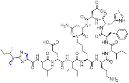 Bacitracin EP Impurity F structure