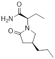 Brivaracetam (alfaR, 4S)-Isomer structure