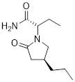Brivaracetam (alfaS, 4S)-Isomer structure