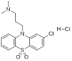 Chlorpromazine Sulfone structure