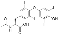 Levothyroxine EP Impurity I (OR) structure