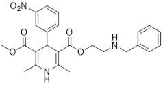 Nicardipine N-Desbenzyl HC structure
