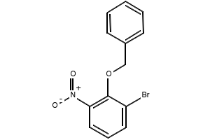 2-(Benzyloxy)-1-bromo-3-nitrobenzene structure