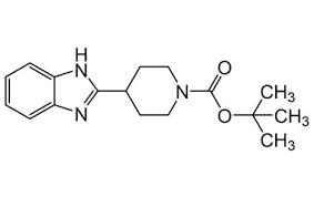 tert-Butyl 4-(1H-benzo[d]imidazol-2-yl)piperidine-1-carboxylate structure