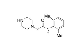 N-(2,6-Dimethylphenyl)-2-(piperazin-1-yl)acetamide structure