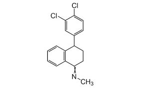 4-(3,4-Dichlorophenyl)-N-methyl-3,4-dihydro-2H-naphthalen-1-imine (Schiff-Base) structure