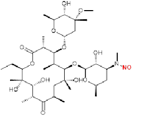 N-Nitroso Desmethyl Erythromycin structure